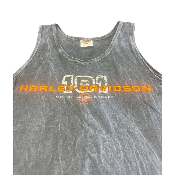 Harley Davidson MYRTLE BEACH, SC 2004 Men’s BLUE Tank Shirt SZ Large - Picture 6 of 7
